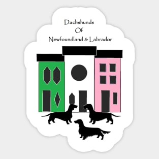 Dachshunds of NL Sticker